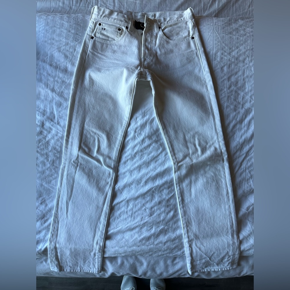 Victoria Beckham white jeans